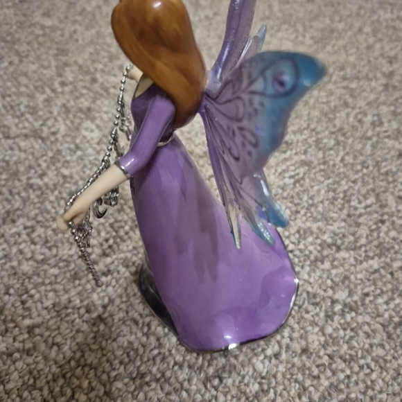 Bradford Editions "Believe" Jeweled Charm Angel Figurine 2007 - Picture 4 of 6